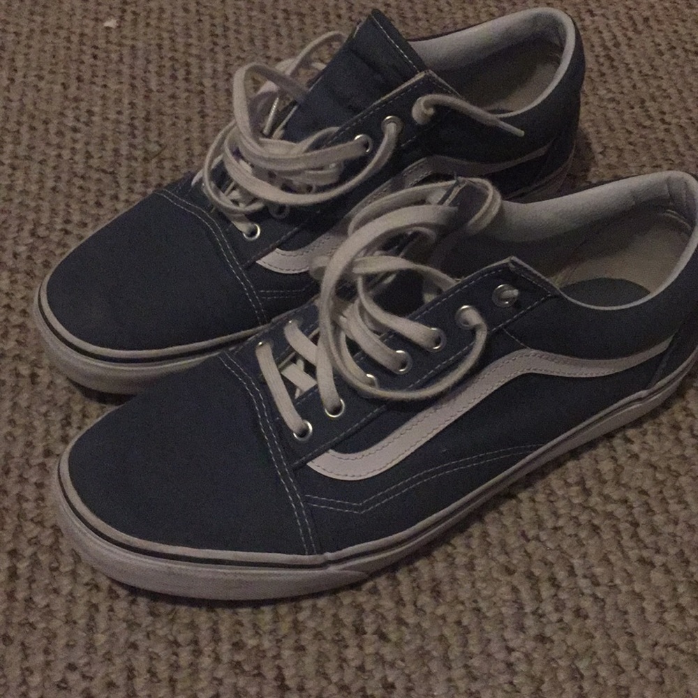Blue vans low